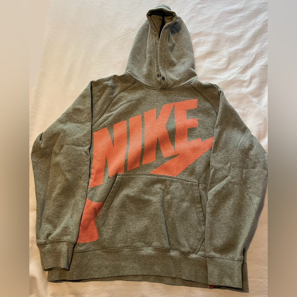 grey Nike hoodie